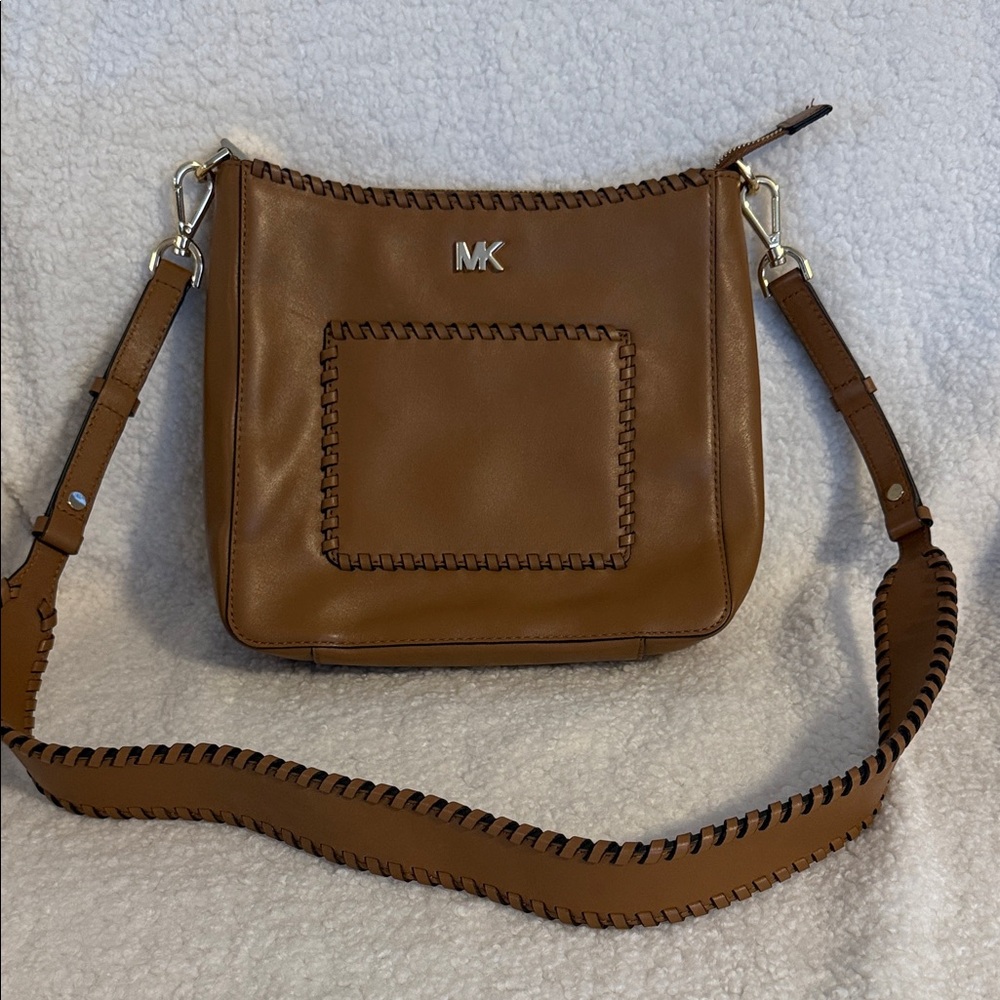 Michael Kors Tan Leather Shoulder Bag